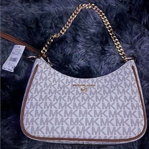 white/ cream brand new michael kors bag tags still on
